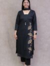 BLACK AFGHANI FULL SUIT