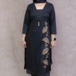 BLACK AFGHANI FULL SUIT