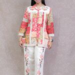 RED/WHITE THREAD WORK CO-ORD SET