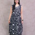 BLACK BOHEMIAN KURTA SET