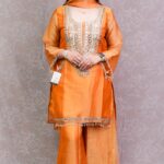 ORANGE SHIMMER ETHNIC WEAR