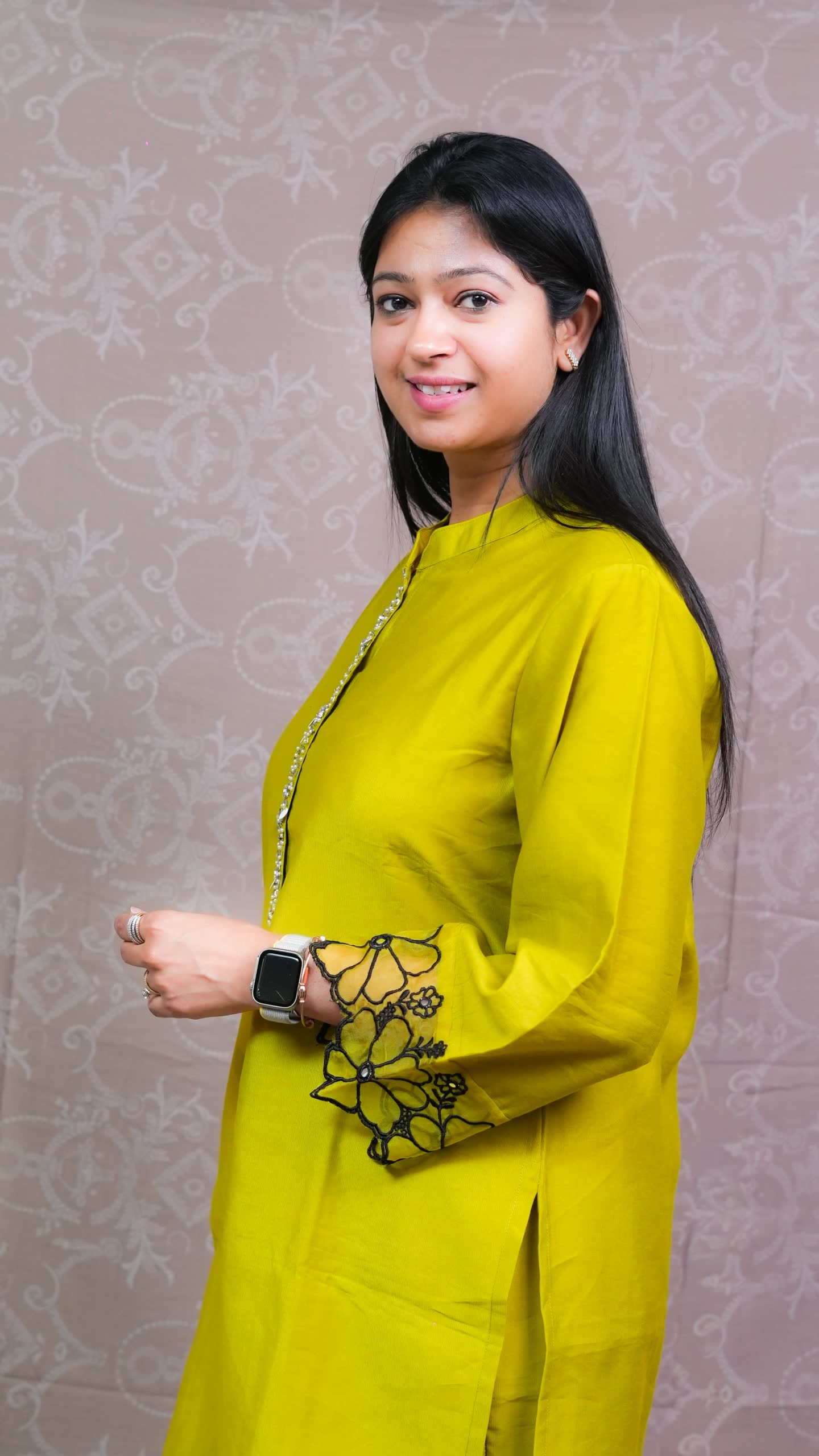 MEHENDI GREEN / PURPLE CO-ORD SET - Image 3