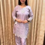 LAVENDER SHORT KURTA PANT
