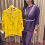 INDO-WESTERN PURPLE/YELLOW 3PC SET