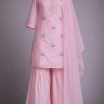 BABY PINK SHARARA FULL SUIT