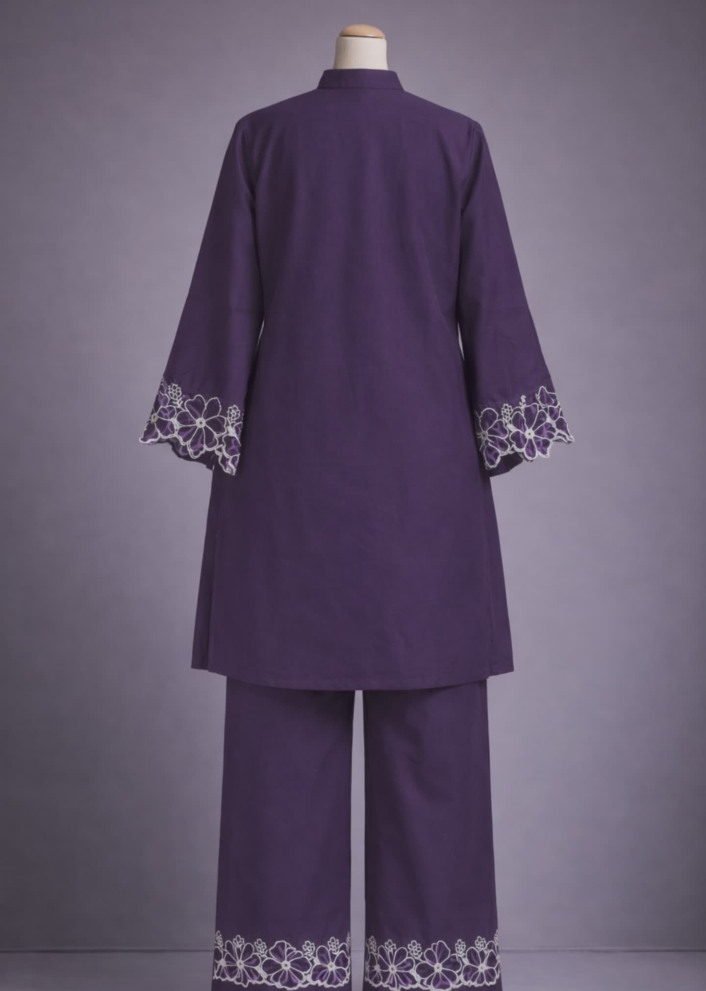 MEHENDI GREEN / PURPLE CO-ORD SET - Image 7