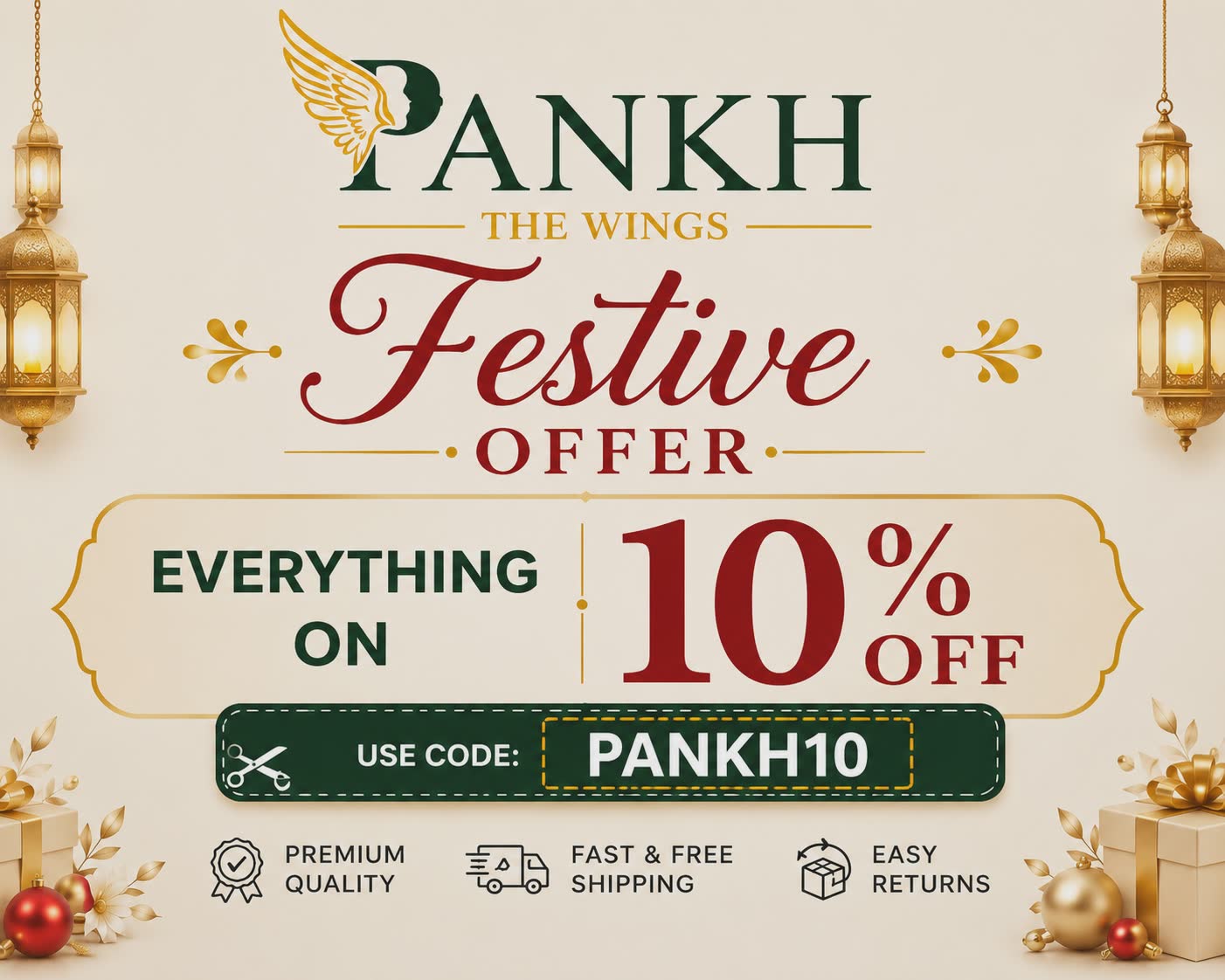 Pankh The Wings - Festive Offer | Use Code PANKH10