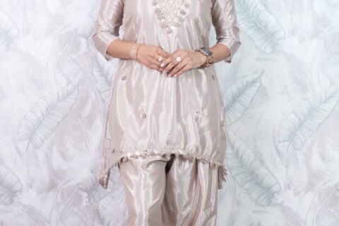 Champagne Designer Ethnic Set