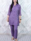 Purple Designer Co-Ord Set