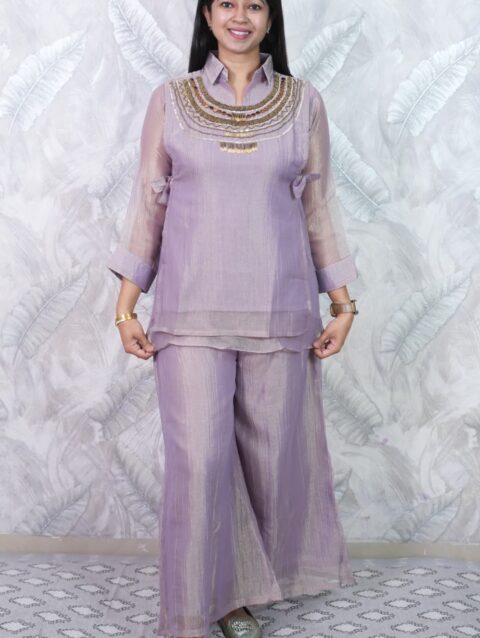 Lavender Designer Ethnic Set