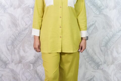 Lime Green Co-Ord Set | Western Wear