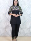 Black Floral Co-Ord Set