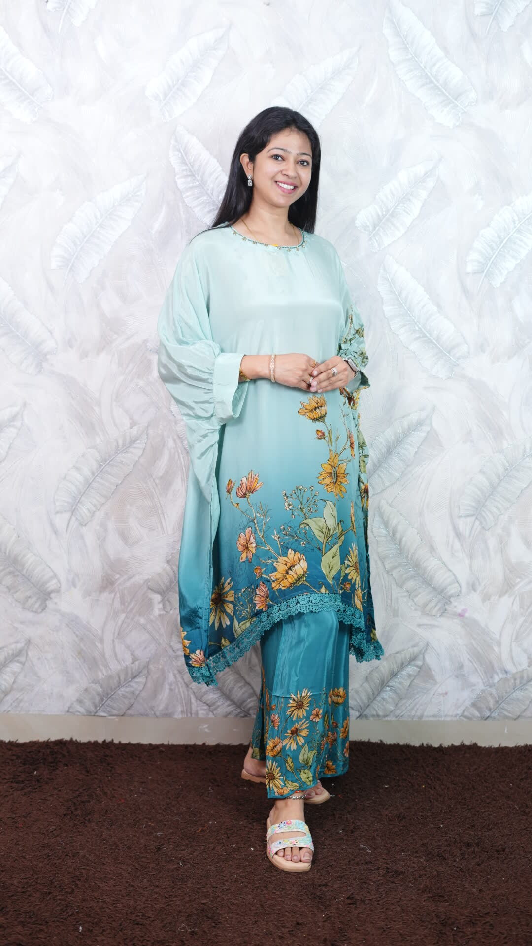 Floral Printed Kurta Set