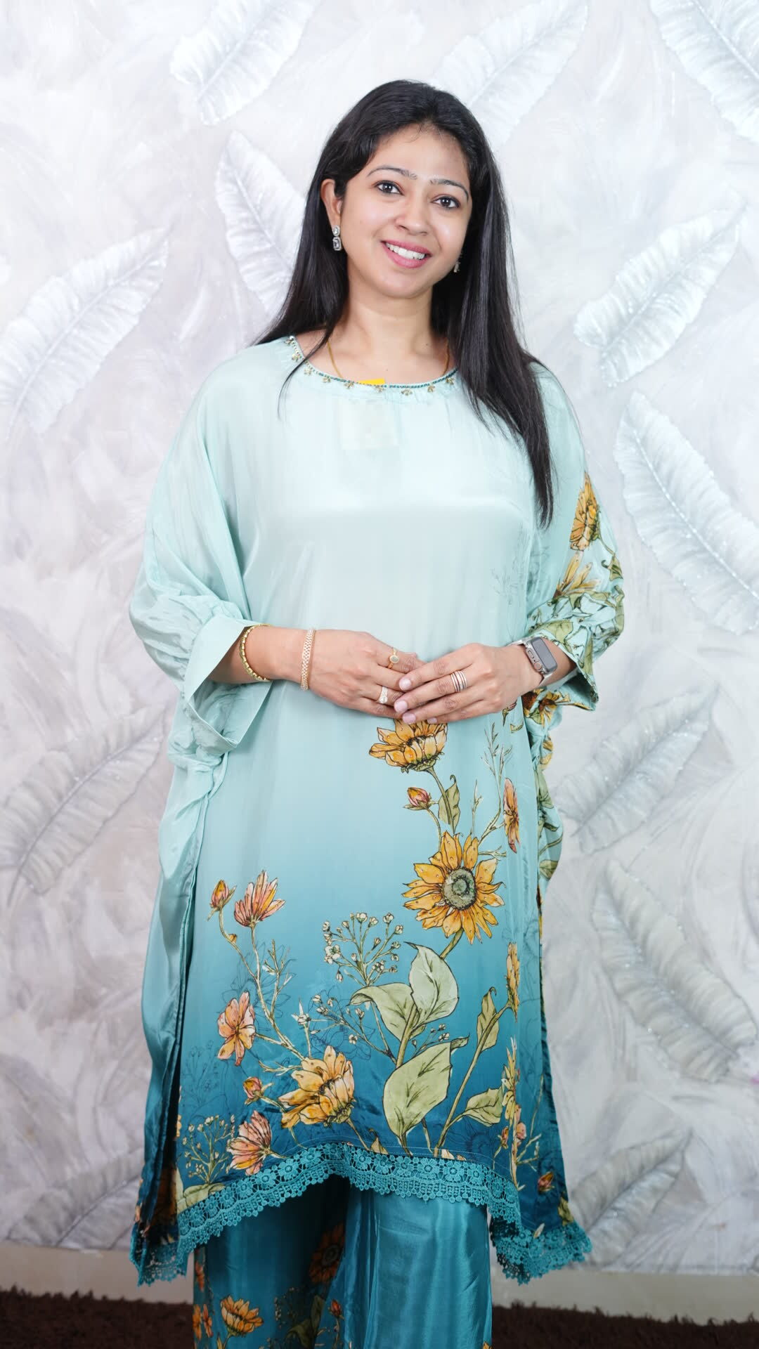 Floral Printed Kurta Set - Image 2