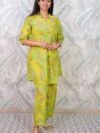 Green & Yellow Printed Co-Ord Set for Women