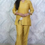Embroidered Cotton Co-Ord Set | Designer Tunic & Straight Pant | Casual, Festive & Daily Wear