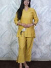 Embroidered Cotton Co-Ord Set | Designer Tunic & Straight Pant | Casual, Festive & Daily Wear