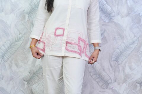 Elegant White Co-ord Set