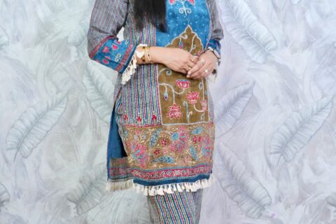 Blue Printed Co-ord Set