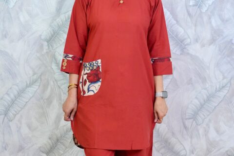 Rust Pocket Designer Co-ord Set