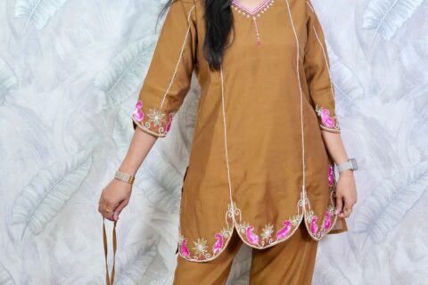 Paisley Embroidered Co-ord Set
