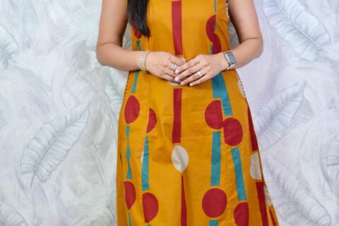 Printed Cotton Kurta Set