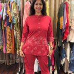 RED SHORT CO-ORD SET