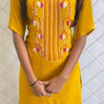 MUSTARD YELLOW KURTA WITH PANT