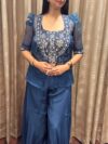 TEAL BLUE INDO-WESTERN 3PC