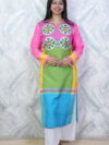 Printed Co-Ord Set | Pink Green |