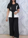 Black & White Bow Top