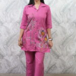 PINK THREAD WORK CO-ORD SET