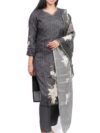 Black Grey Pipe Work Co-ord Set